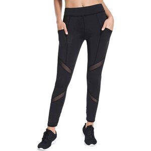 JOYSHAPER High Waist Cropped Leggings Pocket for Workouts Black 3XL